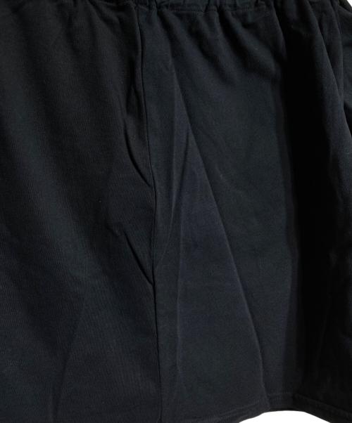 BASICKS（ベイシックス）BASICKS (ベイシックス) 変形アシンメトリーパンツ/Asymmetrical  skirt with a unique cut ブラック サイズ:Ｓの古着・服飾アイテム