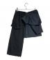 BASICKS (ベイシックス) 変形アシンメトリーパンツ/Asymmetrical  skirt with a unique cut ブラック サイズ:Ｓ：12000円