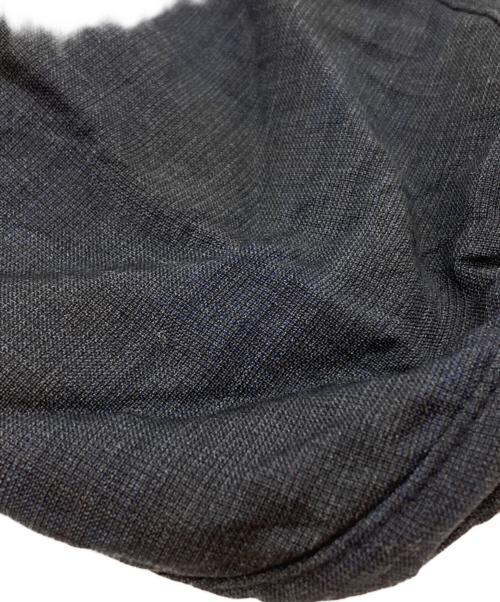 UNDERCOVER（アンダーカバー）UNDERCOVER (アンダーカバー) ERMENEGILDO ZEGNA (エルメネジルド・ゼニア) ウールガーゼワークキャップ ブラックの古着・服飾アイテム