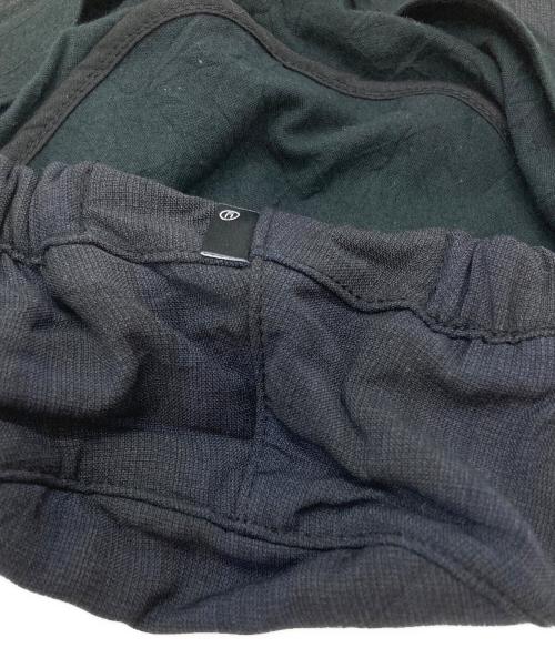 UNDERCOVER（アンダーカバー）UNDERCOVER (アンダーカバー) ERMENEGILDO ZEGNA (エルメネジルド・ゼニア) ウールガーゼワークキャップ ブラックの古着・服飾アイテム