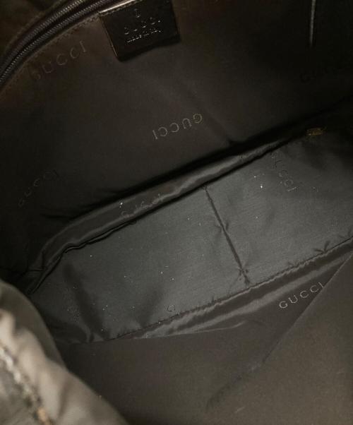 GUCCI（グッチ）GUCCI (グッチ) バンブー ハンドバッグ グリーンの古着・服飾アイテム
