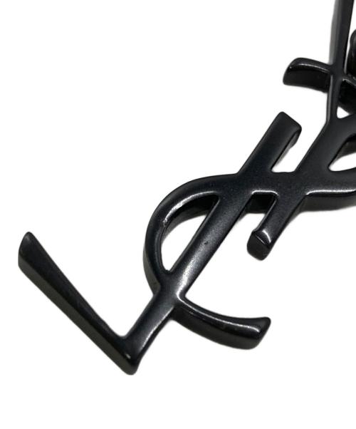 Saint Laurent Paris（サンローランパリ）Saint Laurent Paris (サンローランパリ) モノグラムキーリング/Monogram Key Ring ブラックの古着・服飾アイテム