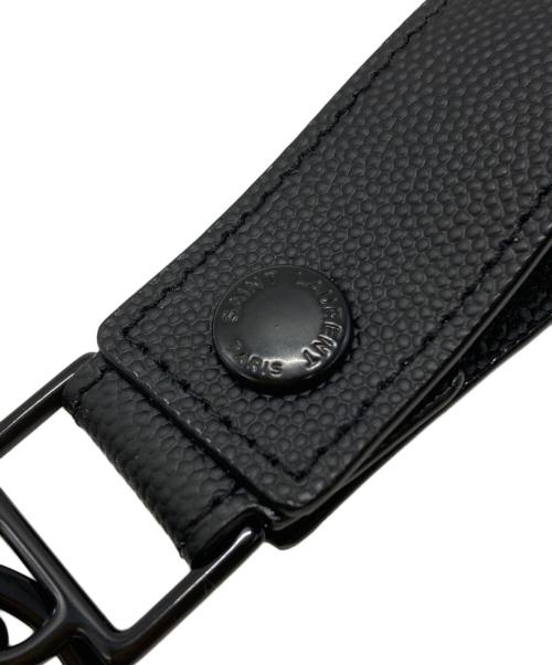 Saint Laurent Paris（サンローランパリ）Saint Laurent Paris (サンローランパリ) モノグラムキーリング/Monogram Key Ring ブラックの古着・服飾アイテム