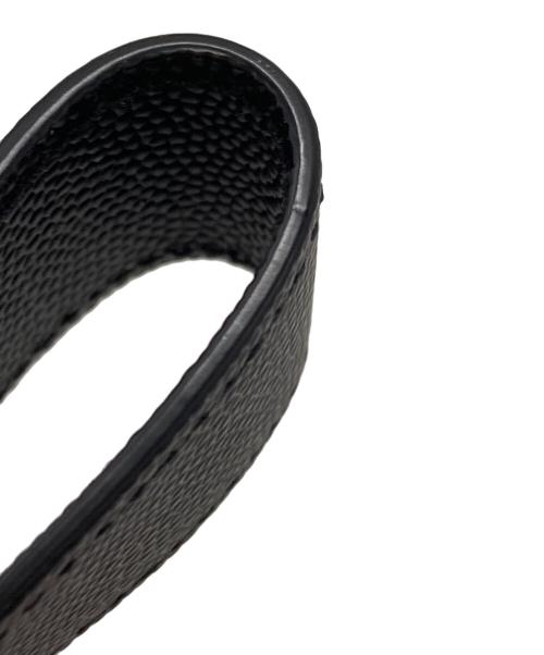 Saint Laurent Paris（サンローランパリ）Saint Laurent Paris (サンローランパリ) モノグラムキーリング/Monogram Key Ring ブラックの古着・服飾アイテム