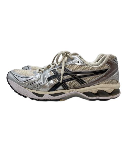 asics（アシックス）asics (アシックス) GEL-KAYANO 14/スニーカー アイボリー×シルバー サイズ:27.5cmの古着・服飾アイテム