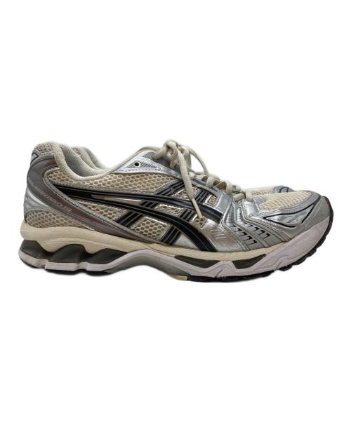 asics（アシックス）asics (アシックス) GEL-KAYANO 14/スニーカー アイボリー×シルバー サイズ:27.5cmの古着・服飾アイテム