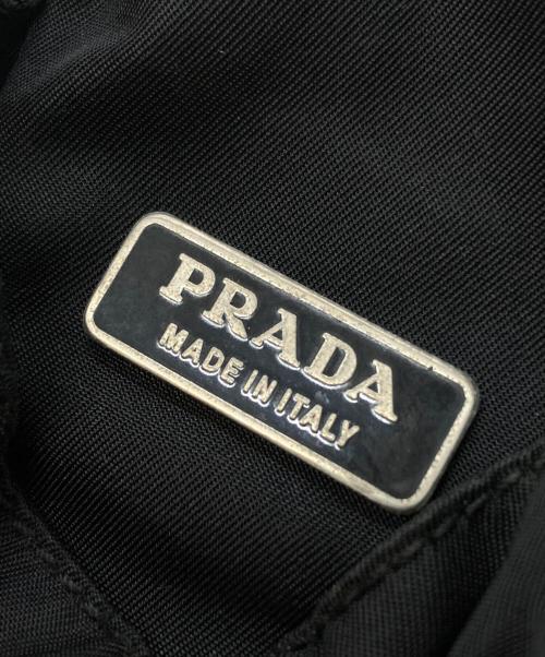 PRADA（プラダ）PRADA (プラダ) ナイロン製トリプルポーチ付きウエストバッグ ブラックの古着・服飾アイテム
