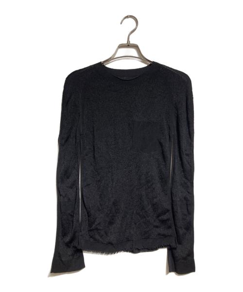 ISSEY MIYAKE（イッセイミヤケ）ISSEY MIYAKE (イッセイミヤケ) Seen Unseen AP TOP ブラック サイズ:2の古着・服飾アイテム