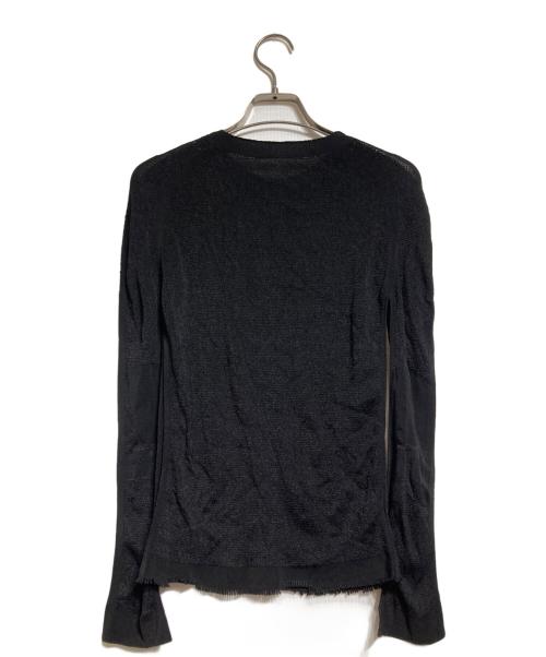 ISSEY MIYAKE（イッセイミヤケ）ISSEY MIYAKE (イッセイミヤケ) Seen Unseen AP TOP ブラック サイズ:2の古着・服飾アイテム