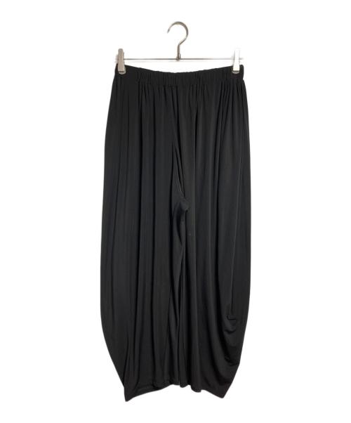 ISSEY MIYAKE（イッセイミヤケ）ISSEY MIYAKE (イッセイミヤケ) ドレープワイドテーパードパンツ ブラック サイズ:2の古着・服飾アイテム