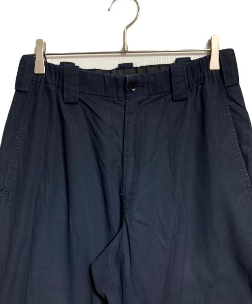 Y's（ワイズ）Y's (ワイズ) ワイドチノトラウザーパンツ/Wide-leg chino trousers ネイビー サイズ:3の古着・服飾アイテム