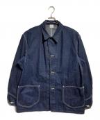 LEE×SCYE×UNITED ARROWSリー×サイ×ユナイテッドアローズ）の古着「トリプルコラボデニムカバーオール/Triple-collaboration denim jacket」｜ネイビー