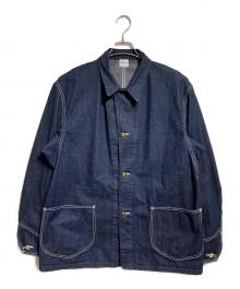 LEE×SCYE×UNITED ARROWS（リー×サイ×ユナイテッドアローズ）の古着「トリプルコラボデニムカバーオール/Triple-collaboration denim jacket」｜ネイビー