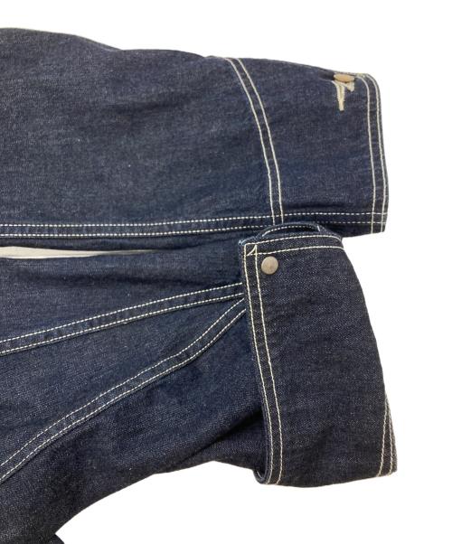 LEE（リー）LEE (リー) SCYE (サイ) UNITED ARROWS (ユナイテッドアローズ) トリプルコラボデニムカバーオール/Triple-collaboration denim jacket ネイビー サイズ:42の古着・服飾アイテム