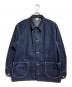 LEE（リー）の古着「トリプルコラボデニムカバーオール/Triple-collaboration denim jacket」｜ネイビー