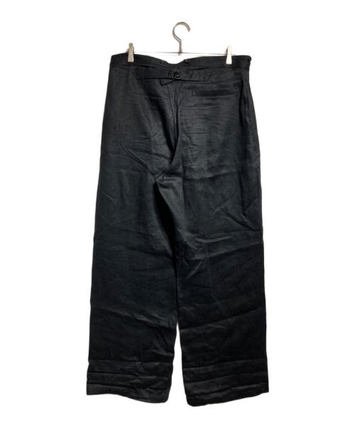 OLD JOE & Co.（オールドジョー）OLD JOE & Co. (オールドジョー) CINCH BACK WELT-POCKET TROUSER/シンチバックウェルトポケットトラウザーズ ブラック サイズ:36の古着・服飾アイテム