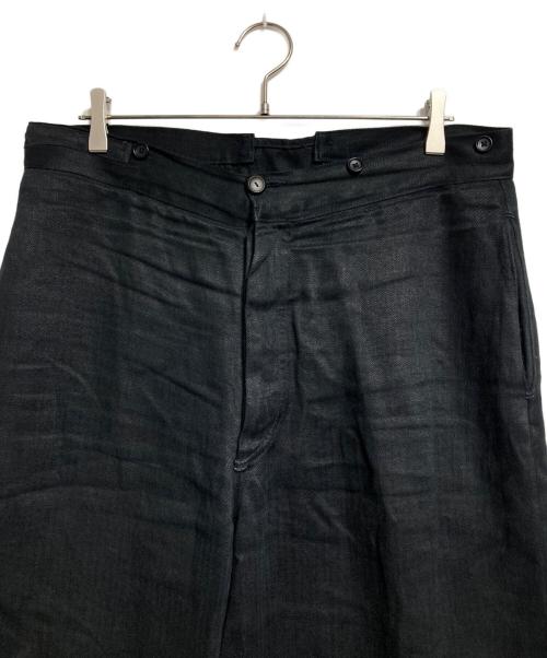 OLD JOE & Co.（オールドジョー）OLD JOE & Co. (オールドジョー) CINCH BACK WELT-POCKET TROUSER/シンチバックウェルトポケットトラウザーズ ブラック サイズ:36の古着・服飾アイテム
