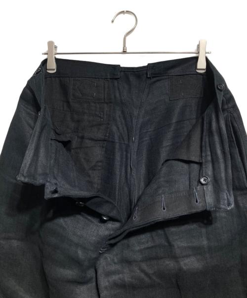 OLD JOE & Co.（オールドジョー）OLD JOE & Co. (オールドジョー) CINCH BACK WELT-POCKET TROUSER/シンチバックウェルトポケットトラウザーズ ブラック サイズ:36の古着・服飾アイテム