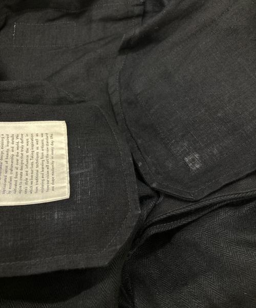 OLD JOE & Co.（オールドジョー）OLD JOE & Co. (オールドジョー) CINCH BACK WELT-POCKET TROUSER/シンチバックウェルトポケットトラウザーズ ブラック サイズ:36の古着・服飾アイテム