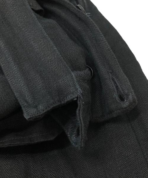 OLD JOE & Co.（オールドジョー）OLD JOE & Co. (オールドジョー) CINCH BACK WELT-POCKET TROUSER/シンチバックウェルトポケットトラウザーズ ブラック サイズ:36の古着・服飾アイテム