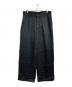OLD JOE & Co.（オールドジョー）の古着「CINCH BACK WELT-POCKET TROUSER/シンチバックウェルトポケットトラウザーズ」｜ブラック