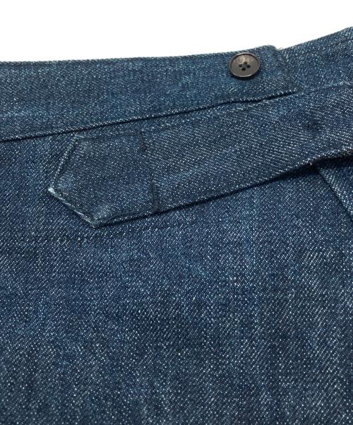 OLD JOE & Co.（オールドジョー）OLD JOE & Co. (オールドジョー) シンチバックデニムトラウザーパンツ/Cinch-back denim trousers インディゴ サイズ:36の古着・服飾アイテム