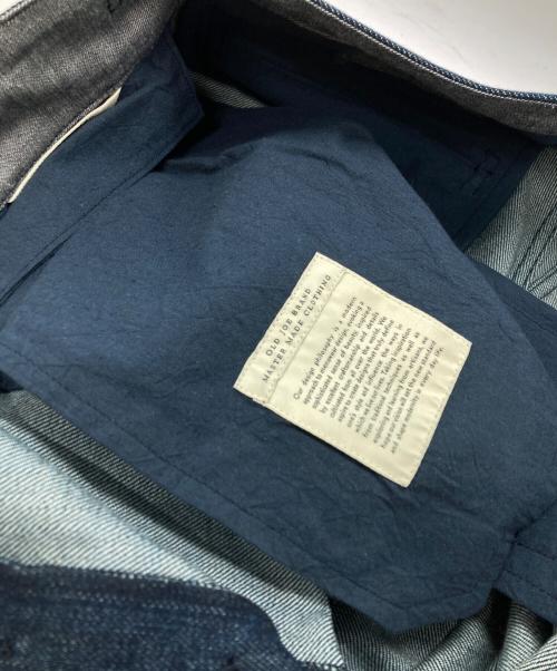 OLD JOE & Co.（オールドジョー）OLD JOE & Co. (オールドジョー) シンチバックデニムトラウザーパンツ/Cinch-back denim trousers インディゴ サイズ:36の古着・服飾アイテム