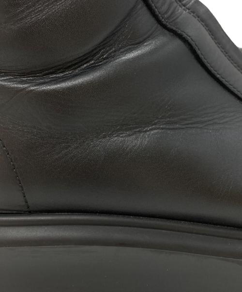 THE ROW（ザ ロウ）THE ROW (ザ ロウ) Zipped 1レザーアンクルブーツ/Leather ankle boots ブラック サイズ:37の古着・服飾アイテム