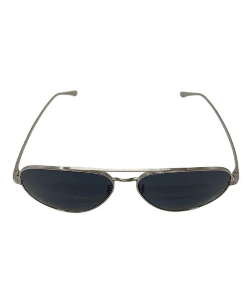 OLIVER PEOPLES（オリバーピープルズ）OLIVER PEOPLES (オリバーピープルズ) THE ROW (ザ ロウ) ティアドロップサングラス/Teardrop sunglasses シルバー サイズ:56口14の古着・服飾アイテム