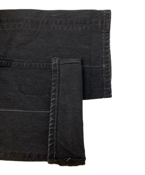 PHOTOCOPIEU（フォトコピュー）PHOTOCOPIEU (フォトコピュー) HI-WAIST DENIM PANTS NV/ハイウェストデニムパンツ ブラック サイズ:36の古着・服飾アイテム