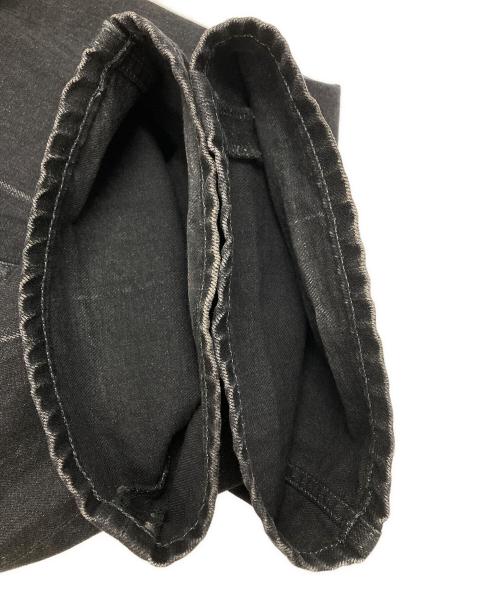PHOTOCOPIEU（フォトコピュー）PHOTOCOPIEU (フォトコピュー) HI-WAIST DENIM PANTS NV/ハイウェストデニムパンツ ブラック サイズ:36の古着・服飾アイテム