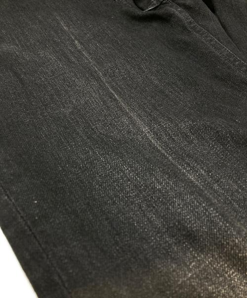 PHOTOCOPIEU（フォトコピュー）PHOTOCOPIEU (フォトコピュー) HI-WAIST DENIM PANTS NV/ハイウェストデニムパンツ ブラック サイズ:36の古着・服飾アイテム
