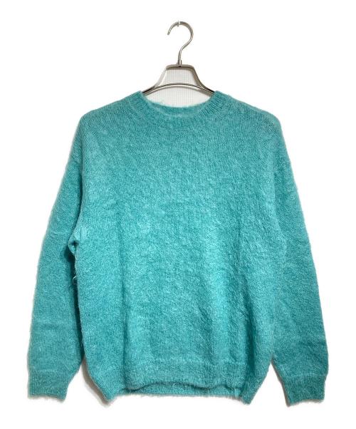AURALEE（オーラリー）AURALEE (オーラリー) BRUSHED SUPER KID MOHAIR KNIT/ブラッシュドスーパーキッドモヘアニット エメラルドグリーン サイズ:1の古着・服飾アイテム