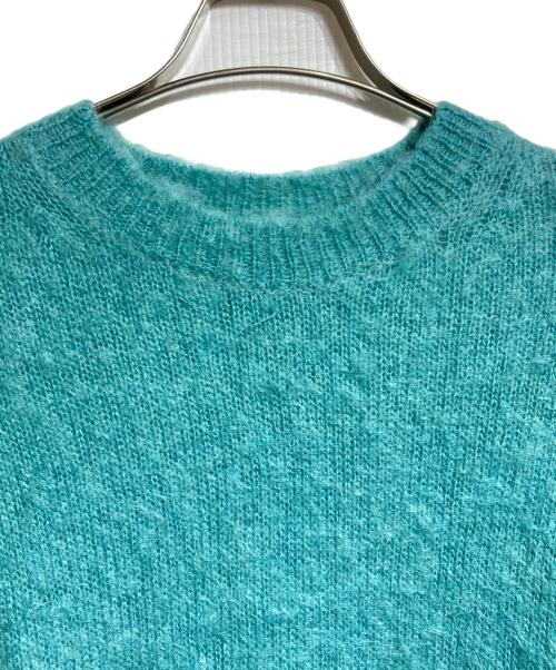 AURALEE（オーラリー）AURALEE (オーラリー) BRUSHED SUPER KID MOHAIR KNIT/ブラッシュドスーパーキッドモヘアニット エメラルドグリーン サイズ:1の古着・服飾アイテム