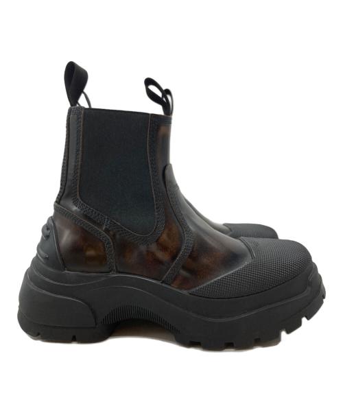 Maison Margiela 22（メゾンマルジェラ）Maison Margiela 22 (メゾンマルジェラ) Alex アンクルブーツ ブラウン サイズ:36の古着・服飾アイテム