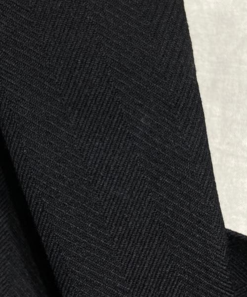 COMME des GARCONS HOMME PLUS（コムデギャルソンオムプリュス）COMME des GARCONS HOMME PLUS (コムデギャルソンオムプリュス) ダメージデザインテーラードジャケット/Distressed-design tailored jacket ブラック サイズ:Ｍの古着・服飾アイテム