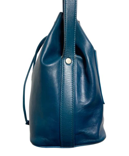JIL SANDER（ジルサンダー）JIL SANDER (ジルサンダー) ドローストリングクロスボディーバッグ/drawstring crossbody bag ネイビーの古着・服飾アイテム