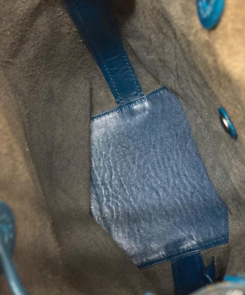 JIL SANDER（ジルサンダー）JIL SANDER (ジルサンダー) ドローストリングクロスボディーバッグ/drawstring crossbody bag ネイビーの古着・服飾アイテム