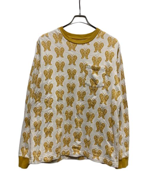 SUPREME（シュプリーム）Supreme (シュプリーム) バタフライジャガードトップ イエロー サイズ:Sの古着・服飾アイテム