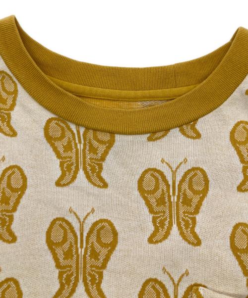 SUPREME（シュプリーム）Supreme (シュプリーム) バタフライジャガードトップ イエロー サイズ:Sの古着・服飾アイテム