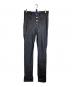 DAUANJACARI（ドーアン・ジャカリ）の古着「カットデザインデニムパンツ/Cut-design denim pants」｜インディゴ
