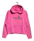 ERLイーアールエル）の古着「VENICE HOODIE/ヴェニスフーディ―」｜ピンク