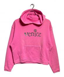 ERL（イーアールエル）の古着「VENICE HOODIE/ヴェニスフーディ―」｜ピンク