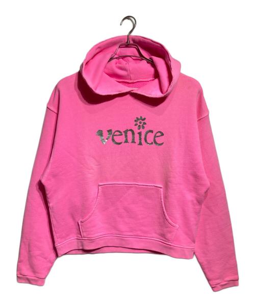 ERL（イーアールエル）ERL (イーアールエル) VENICE HOODIE/ヴェニスフーディ― ピンク サイズ:Ｓの古着・服飾アイテム