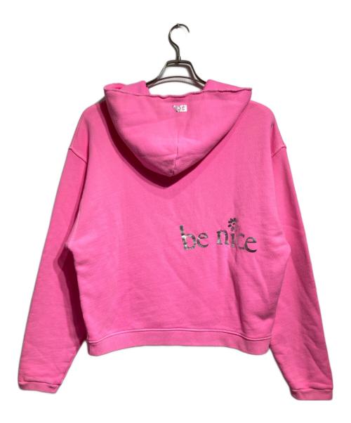 ERL（イーアールエル）ERL (イーアールエル) VENICE HOODIE/ヴェニスフーディ― ピンク サイズ:Ｓの古着・服飾アイテム