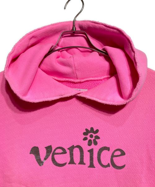 ERL（イーアールエル）ERL (イーアールエル) VENICE HOODIE/ヴェニスフーディ― ピンク サイズ:Ｓの古着・服飾アイテム