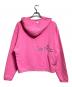 ERL (イーアールエル) VENICE HOODIE/ヴェニスフーディ― ピンク サイズ:Ｓ：17000円