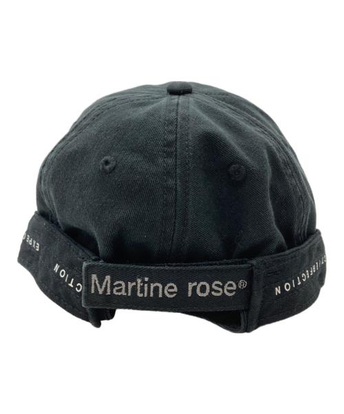 MARTINE ROSE（マーティン・ローズ）MARTINE ROSE (マーティン・ローズ) JOKER Roll Back Cap/キャップ ブラックの古着・服飾アイテム