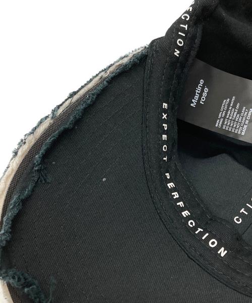 MARTINE ROSE（マーティン・ローズ）MARTINE ROSE (マーティン・ローズ) JOKER Roll Back Cap/キャップ ブラックの古着・服飾アイテム