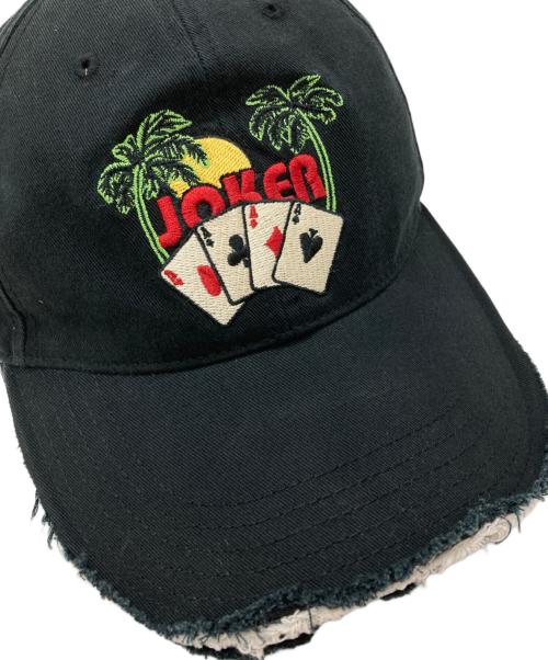 MARTINE ROSE（マーティン・ローズ）MARTINE ROSE (マーティン・ローズ) JOKER Roll Back Cap/キャップ ブラックの古着・服飾アイテム